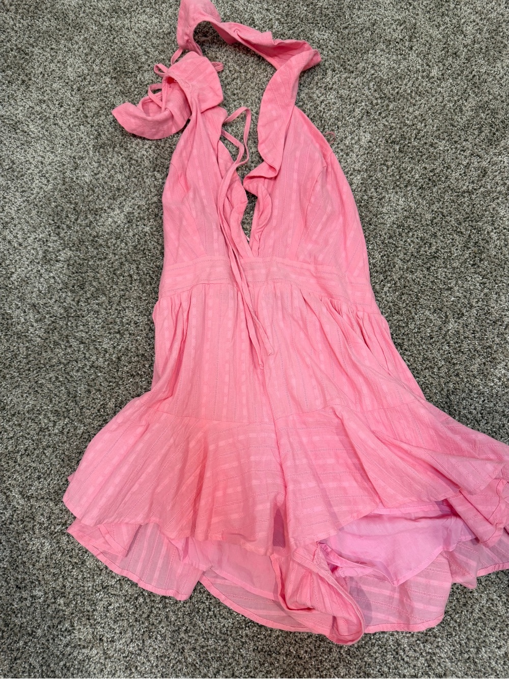Pink Halter Romper Fashion Nova